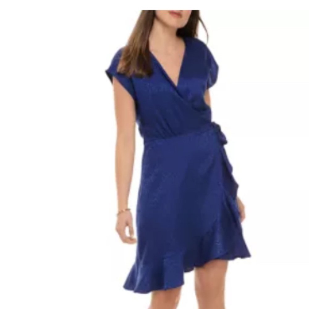 Tiana B Women's Satin Wrap Dress